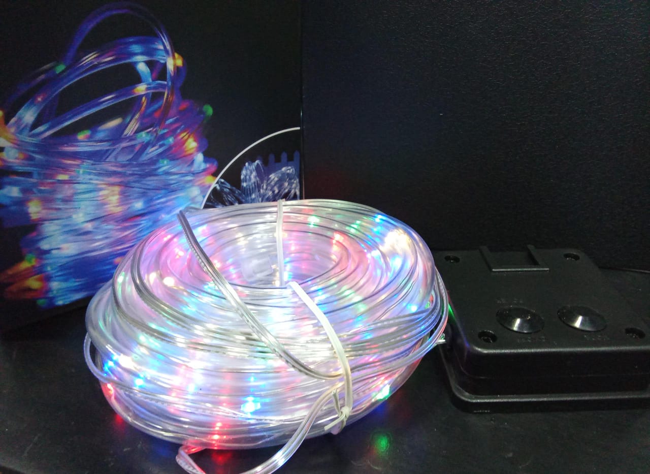 PROMO:Luz Led Manguerita Solar Navideña 10m