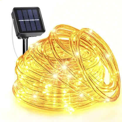 PROMO:Luz Led Manguerita Solar Navideña 10m