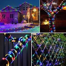 PROMO:Luz Led Manguerita Solar Navideña 10m