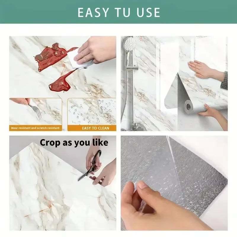 PROMO: Papel Marmolado 3Mx60CM